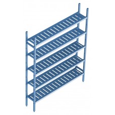 Стеллаж модульный базовый POLAIR LOAD.ME POLY 18AL.5PP50.16B