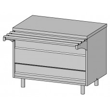 Прилавок для горячих напитков ЦМИ Волга ПГН (1500х700(1030)х870 мм)