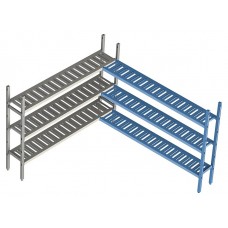 Стеллаж модульный угловой дополнительный POLAIR LOAD.ME POLY 21AL.3PP30.15C