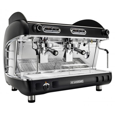 Кофемашина Sanremo Verona SAP 2 (черная, высокие группы)