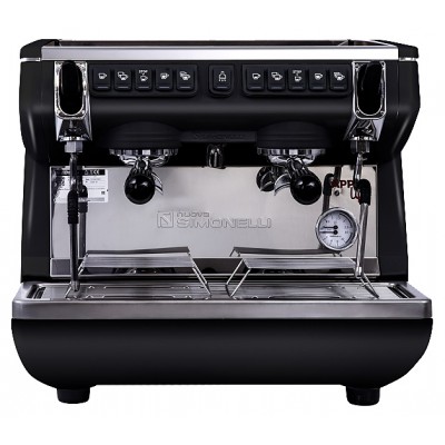 Кофемашина Nuova Simonelli Appia Life Compact 2 Gr V черная, высокие группы, экономайзер, автомат