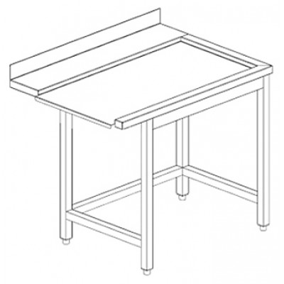 Стол для посудомоечной машины BSV-inox СВЭ 7,509