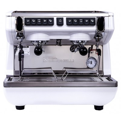 Кофемашина Nuova Simonelli Appia Life Compact 2 Gr V белая, высокие группы, экономайзер, автомат