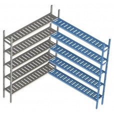 Стеллаж модульный угловой дополнительный POLAIR LOAD.ME POLY 18AL.5PP40.07C