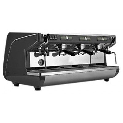 Кофемашина Nuova Simonelli Appia Life 3Gr S черная, высокие группы, экономайзер, полуавтомат