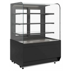 Витрина кондитерская Carboma Radius KR70 VM 1,3-1 Light (Techno 9005)