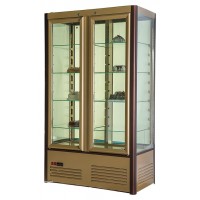 Витрина кондитерская Carboma R800C LATIUM (D4 VM 800‑1), бежевый-коричневый