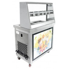 Фризер для жареного мороженого Foodatlas KCB-2F (контейнеры, световой короб)