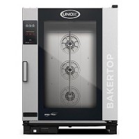 Пароконвектомат UNOX XEBC-10EU-E1LM-MP, открытие двери слева направо