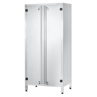 Шкаф кухонный Mecon Profi Inox ШЗКп 1200х600х1800 мм двери распашные, 3 полки