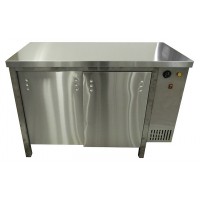 Стол тепловой ЦМИ Профи СТТпДРС-100/70 (распашные двери, сквозной, без борта)