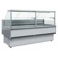 Витрина холодильная Carboma Bavaria 2 GC110 SV 2,5-1 0011-9006 (статика, с боковинами)