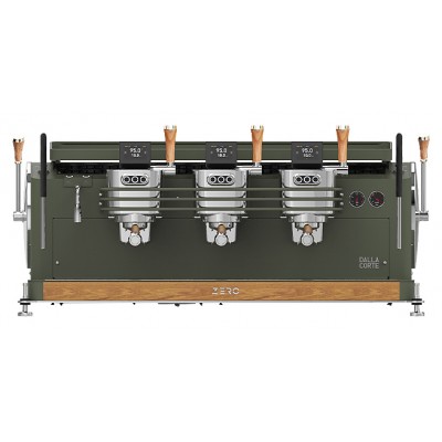 Кофемашина Dalla Corte 1 MC ZEROCL 3 VOK 400 оливковый хаки, дуб