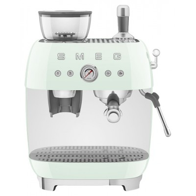 Эспрессо кофемашина SMEG EGF03PGEU пастельная зеленая