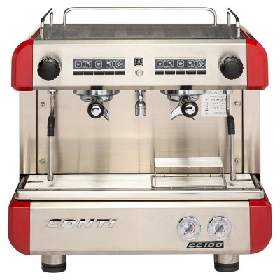 Кофемашина CONTI CC100 Compact TC 2Gr красная