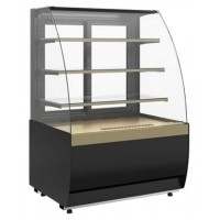 Витрина кондитерская Carboma K70 VM 0,9-1 Light версия 2.0 (Bronze 9005/0109)