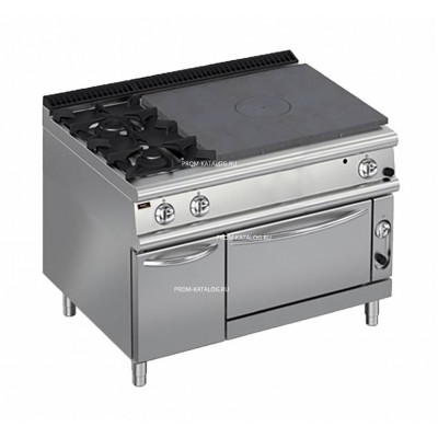 Плита со сплошной поверхностью газовая Apach Chef Line LRSTG129R2FE