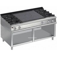 Плита со сплошной поверхностью газовая Apach Chef Line LRSTG169R4OS