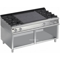 Плита со сплошной поверхностью газовая Apach Chef Line LRSTG169R4OS