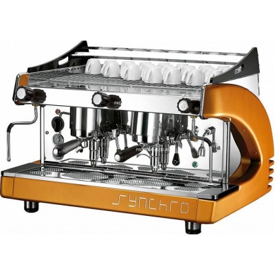 Кофемашина Royal Synchro 3GR Semiautomatic Boiler 14LT оранжевая