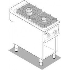 Плита газовая 2-х конф. Tecnoinox PCG4FG9 111146 313014