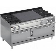 Плита со сплошной поверхностью газовая Apach Chef Line LRSTG169R4FG