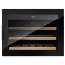 Встраиваемый винный шкаф 12-21 бутылка CASO WineSafe 18 EB Black