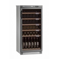 Отдельностоящий винный шкаф 51-100 бутылок Pozis ШВ-52L серибристый