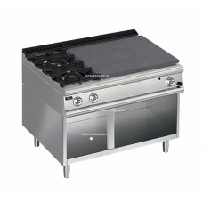 Плита со сплошной поверхностью газовая Apach Chef Line LRSTG127R2SXOS